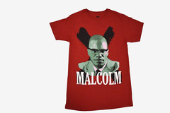 Malcolm X Mens Malcolm X Official Merchandise Red Graphic Shirt New S, M, L