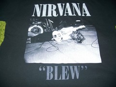 NIRVANA Blew T-SHIRT L Sub Pop Mudhoney Black Flag L7 Melvins Meat Puppets Wool
