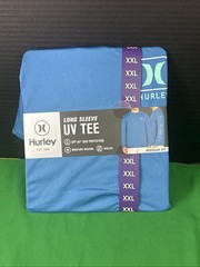 Hurley Men’s Sunny Side Hybrid Stretch UV T-Shirt Size XXL Blue