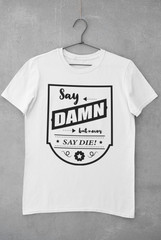 Custom T-Shirt SCREEN PRINTED One Colour Ink on Gildan-Choice of Ink Colours