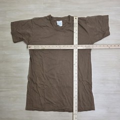 Vintage 80s U.S. Army Brown 436 Military Undershirt Union Underwear USA Sz Small