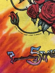 Vintage OG 1992 Grateful Dead Space Your Face Liquid Blue Tie Dye XL
