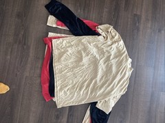 Vintage Irvine Park XLG Ribbed Mock Neck Shirt Lot | 4pc 90s