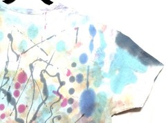 Handmade Tie Dye New York Street Art Abstract Design XL Tee Shirt 22″ W X 30″ L
