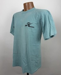 Vintage Hobie Shirt Mens Large Tight Fit 90s Surf T-shirt Windsurfing Vaporwave