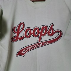 Vintage Loops WATERTOWN, WI T-Shirt Mens XL Fruit Of The Loom Single Stitch S/S