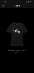 Beyonce Renaissance Box Set Shirts Pose 1-4 Size XL Sealed Complete Set Rare