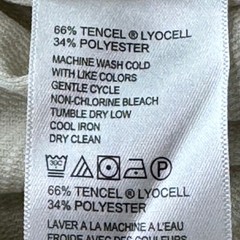 Tommy Bahama Mens L/G Beige Tencel Polyester Short Sleeve T Shirt Beach Casual