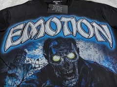 NEW 2026 Mixed Emotion Black “Spirit” Rhinestone High-Quality Men’s T-Shirt S-XL