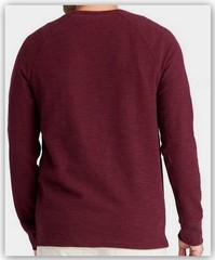 Men’s Long Sleeve TEXTURED PULLOVER Shirts Crewneck Goodfellow