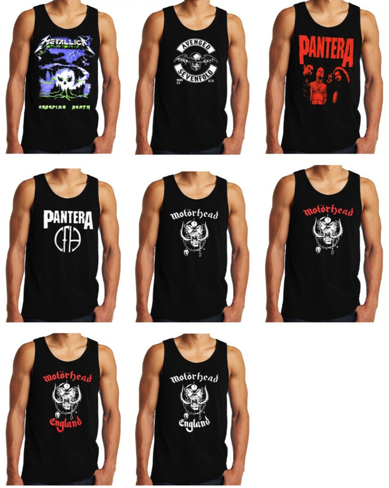 Metallica Creeping Death Heavy Metal Band Men’s Black Tank Tops