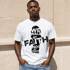 Men’s Christian Graphic Print Casual Crew Neck T-Shirt Streetwear Fashion Tee