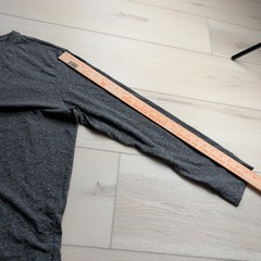 Tecovas Henley Shirt Mens XXL Gray Heathered Long Sleeve Western
