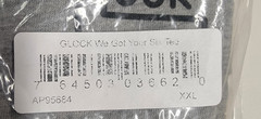 Glock AP95684 We’ve Got Your Six Gray Cotton/Polyester Short Sleeve 2XL Tee