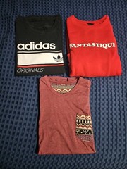 Lot Of 9 Men Shirts 3 Medium And 6 Large Most T Shirts One Tank Top And Sweater