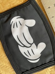 Mickey Mouse Hands Protective Big face Adult Face Mask Stretchable New