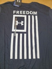 TWO UNDER ARMOUR Freedom Flag T-Shirt Men’s