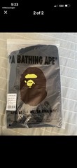 A Bathing Ape BAPE Men’s Black Ape Head Logo Graphic Tee M Cotton Crew Neck