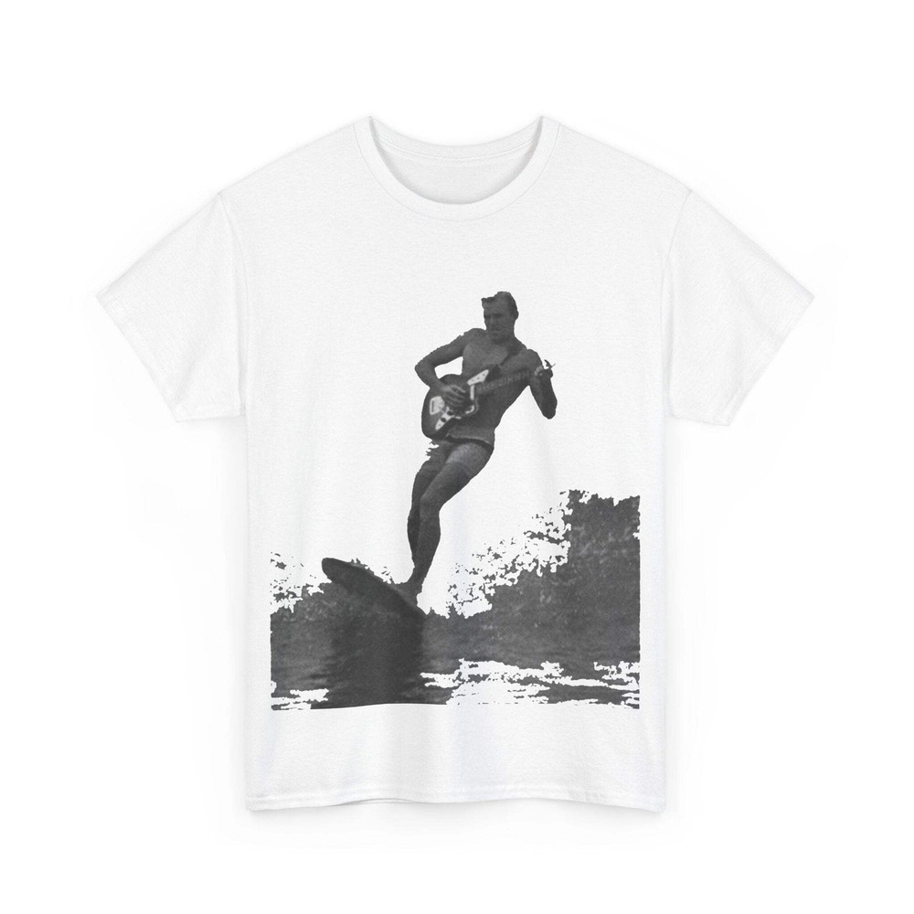 60s Surf Guitar T-shirt Retro Vintage Surfer Wave Rider Surfing Waves Gift 60s