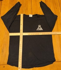 Fall Out Boy FOB This Is Ur Culture J.America Long Sleeve Black T-Shirt Size S/M