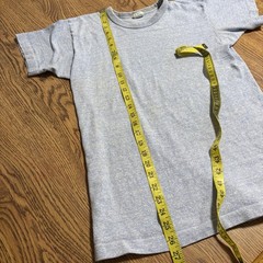 Vintage Champion Blue Bar 70s Heather Blue Cotton Rayon Blend Blank T-Shirt Sz M