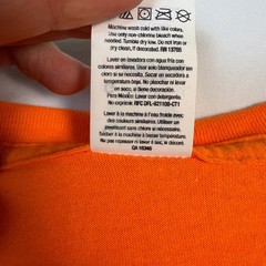 Fruit of the Loom Baltimore Vs Everybody Orange Graphic T-Shirt Mens Large
