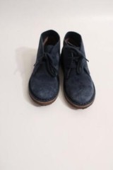 Kids Crew Cuts Blue Suede Ankle Boots K12