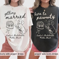 Custom Bachelorette Party Soft Cotton Comfort Tee Bride Squad Gift Idea