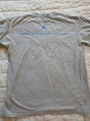 Vintage Y2K Jumpman Air Jordan T-Shirt Men’s Double Sided 2000s Nike Large Gray