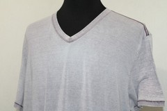 Lucky Brand Sz XXL Light Purple Ombre Venice Burnout Short Sleeve T-Shirt