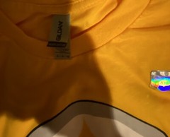 BUD LIGHT / PITTSBURGH STEELERS BRAND NEW XL T-SHIRT YELLOW GILDAN OFFICIAL NFL