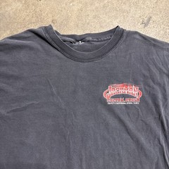 Vintage Harley Davidson Shirt Mens Large Black 90s Flames Custom Cycles Biker