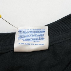 Vintage Jack FM Hanes Heavyweight 50/50 Blank Single Stitch Black T-Shirt 2XL