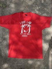 Vintage 80s Lazy Lake’s Hammock T-shirt Single Stitch