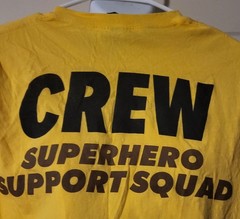 FAN EXPO CLEVELAND TShirt CREW Shirt Yellow Comicon Cosplay Heroes Size S Fardom