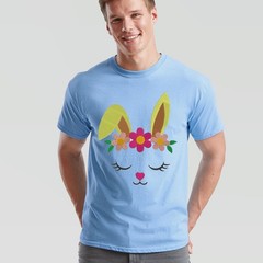 Cute Easter Bunny Face Unisex Tshirt Spring Holiday Apparel