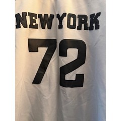 Vintage Classic Sports 1963 New York 72 Jersey Mens Medium Grey Black V-Neck