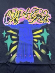 Outrank Brand T-Shirt Men’s XL Black Brazil City Of Gods Soccer Jordan 3 NWT