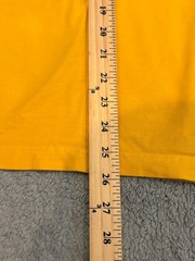 PUMA T Shirt Womens Small Yellow Shoulder Stitch Short Sleeve Athletic Top