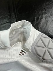 Adidas Adult Force Integrated Football Shirt Mens L White Padded Aero Ready