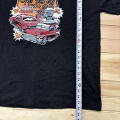 Vintage 80s Plainfield Plaza Car Show & Swap Meet 50s Hot Rod Shirt Size 2XL