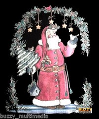 St. Nick – Santa Claus Christmas Shirt, classic holiday, Mistletoe, Small – 5X