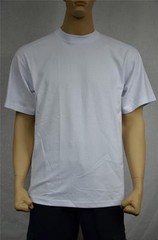 1 NEW SHAKA WEAR SUPER MAX HEAVY WEIGHT T-SHIRT WARM WHITE TEE PLAIN S-7XL