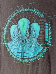 Westworld Synthetic Drone Tee Small Black Blue Graphic Sci-Fi HBO Mech Tech TV