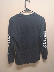 MIGOS CULTURE Adult Small Black Long Sleeve Shirt