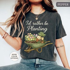 Comfort T-Shirt Plant Lover Garden Nature Soft Relaxed Fit