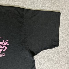 Vtg. 1992 Law Day Run Sacramento Single Stitch Black Tee Large Screen Stars Best
