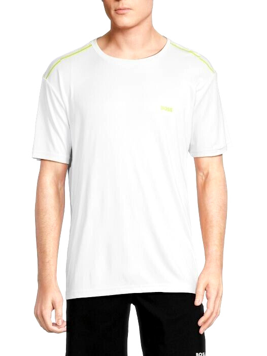Hugo Boss BOSS Teetech US Open White Mens Weight Training Shirt Small NWT