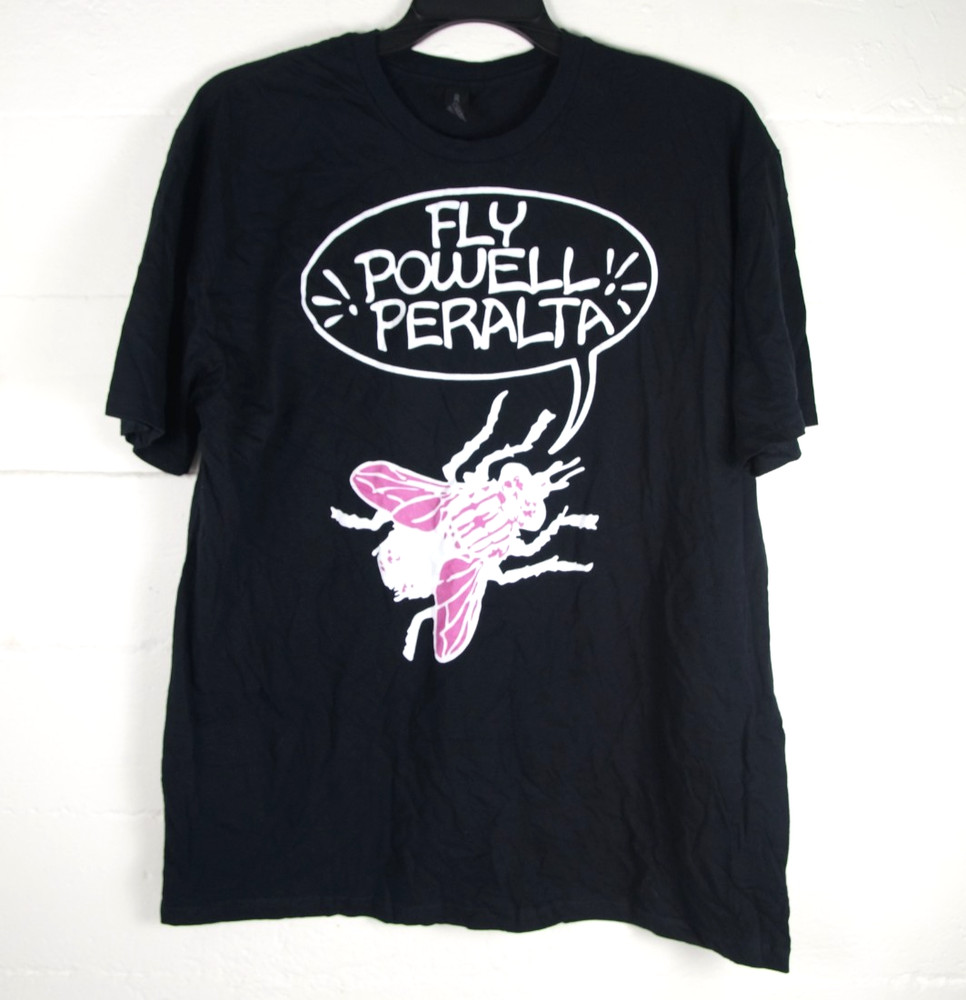 Fly Powell Peralta Skateboard Shirt Black Size XL