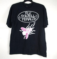 Fly Powell Peralta Skateboard Shirt Black Size XL